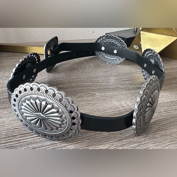 Bohemian cowboy belt A417 - Picture 6 of 7